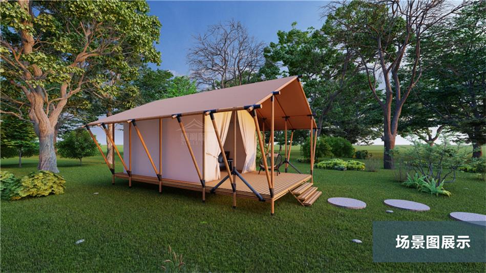 四季皆宜的户外宫殿｜恒温系统+手工羊毛地毯，定义白城奢华露营新标准